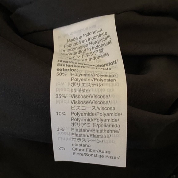 J. Crew Womens 2 Dress Black White with Gold Filigree Sparkle Size 2 Midi - Picture 6 of 13